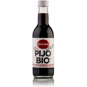 Bio sirup bez pridaného cukru MALINA 250ml