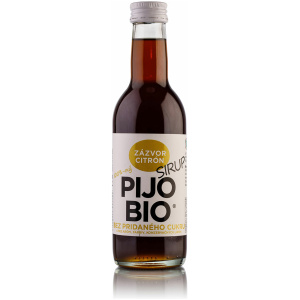Bio sirup bez pridaného cukru ZÁZVOR CITRÓN 250ml