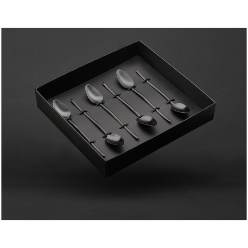 Kávové lyžičky STICK Black mat (Black box)