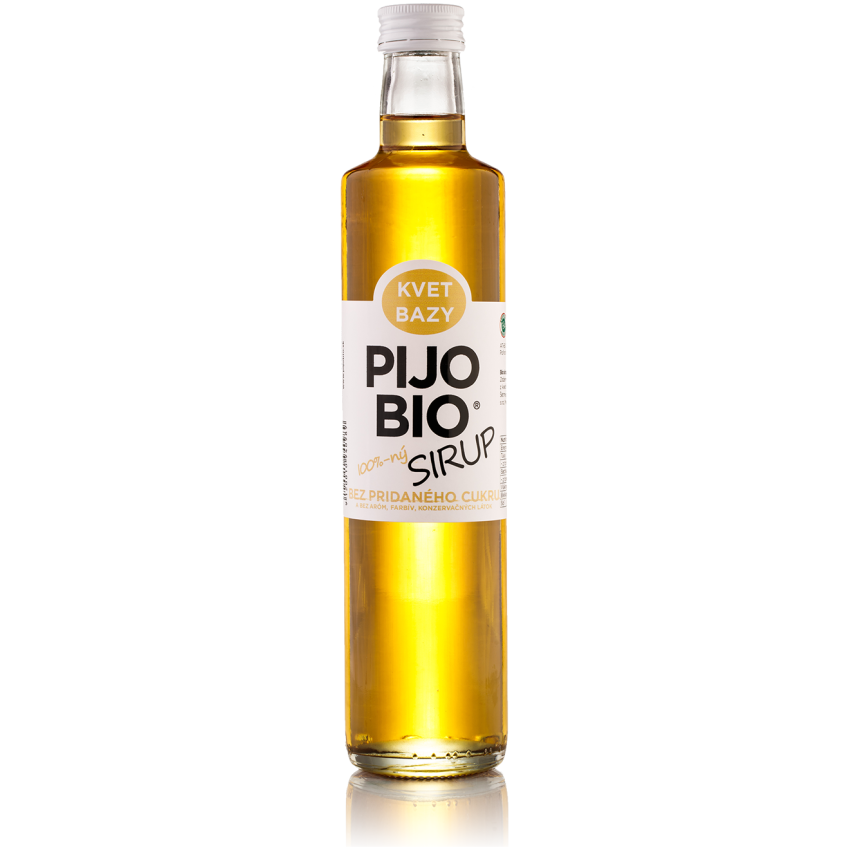 Bio sirup bez pridaného cukru KVET BAZY 500ml