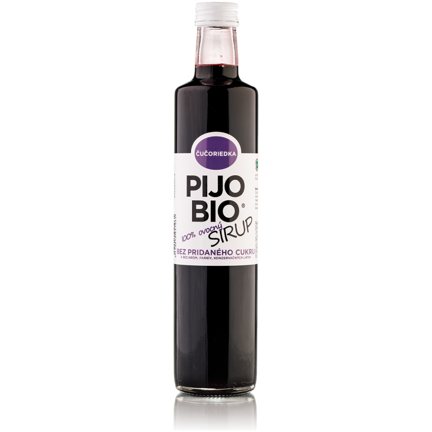 Bio sirup bez pridaného cukru ČUČORIEDKA 500ml