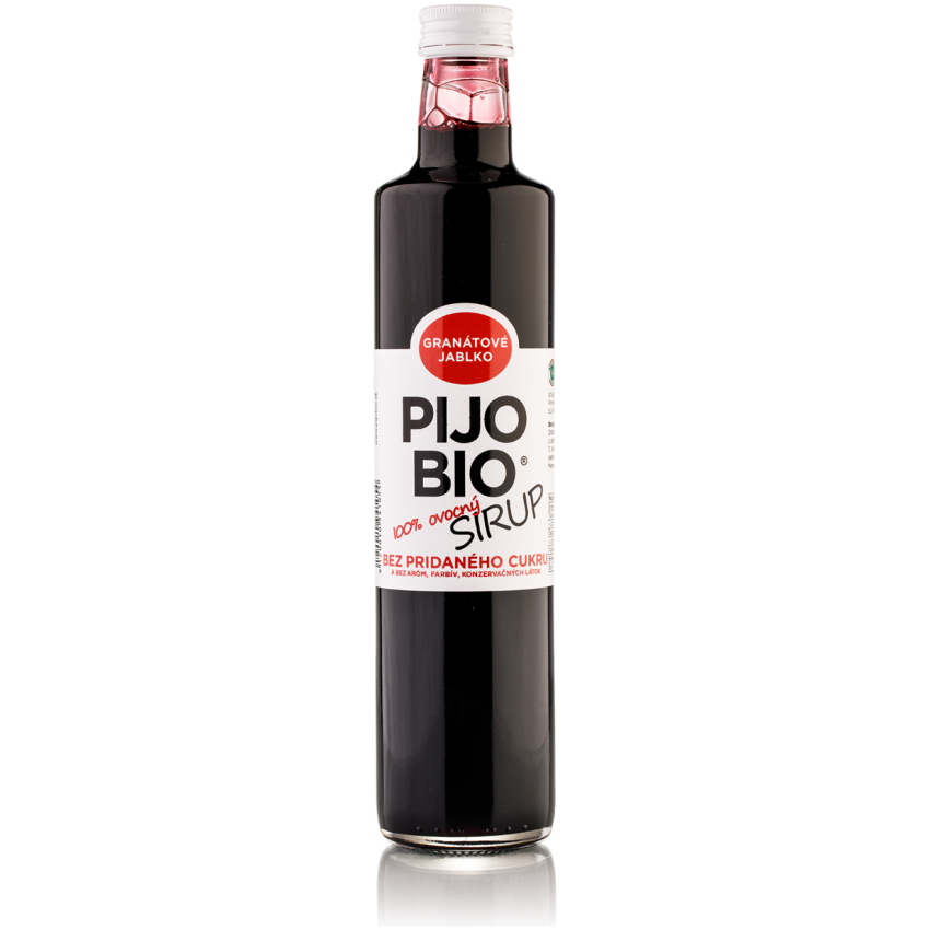 Bio sirup bez pridaného cukru GRANÁTOVÉ JABLKO 500ml