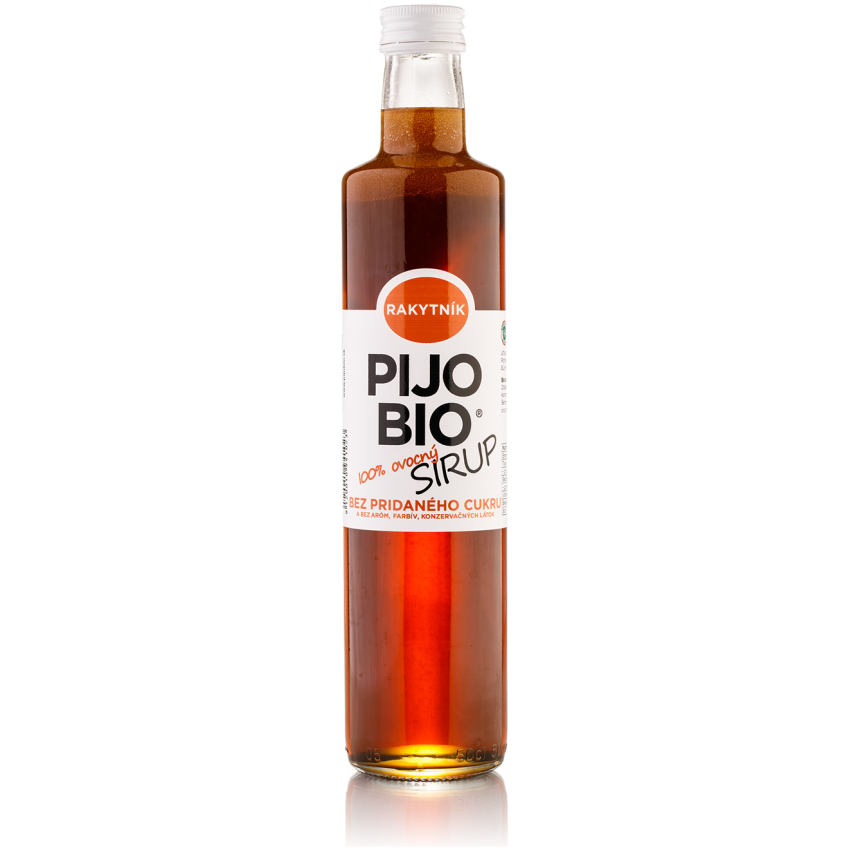Bio sirup bez pridaného cukru RAKYTNÍK 500ml