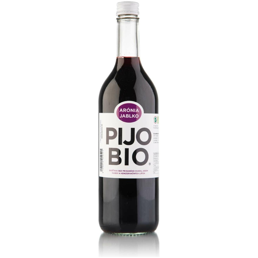 100% ovocná bio šťava ARÓNIA - JABLKO 700ml