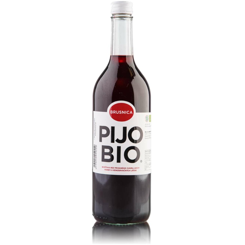 100% ovocná bio šťava BRUSNICA 700ml