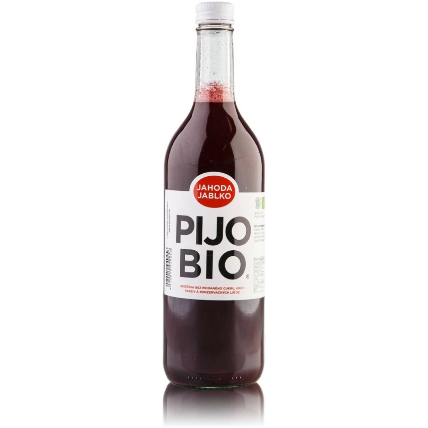 100% ovocná bio šťava JAHODA - JABLKO 700ml