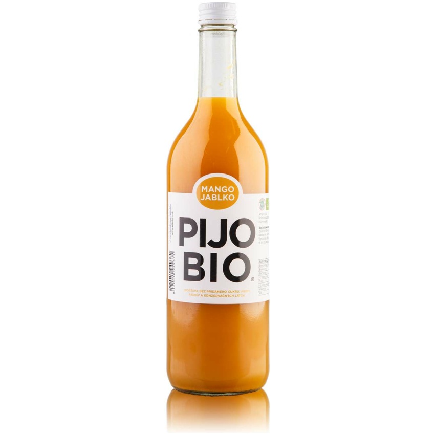 100% ovocná bio šťava MANGO - JABLKO 700ml